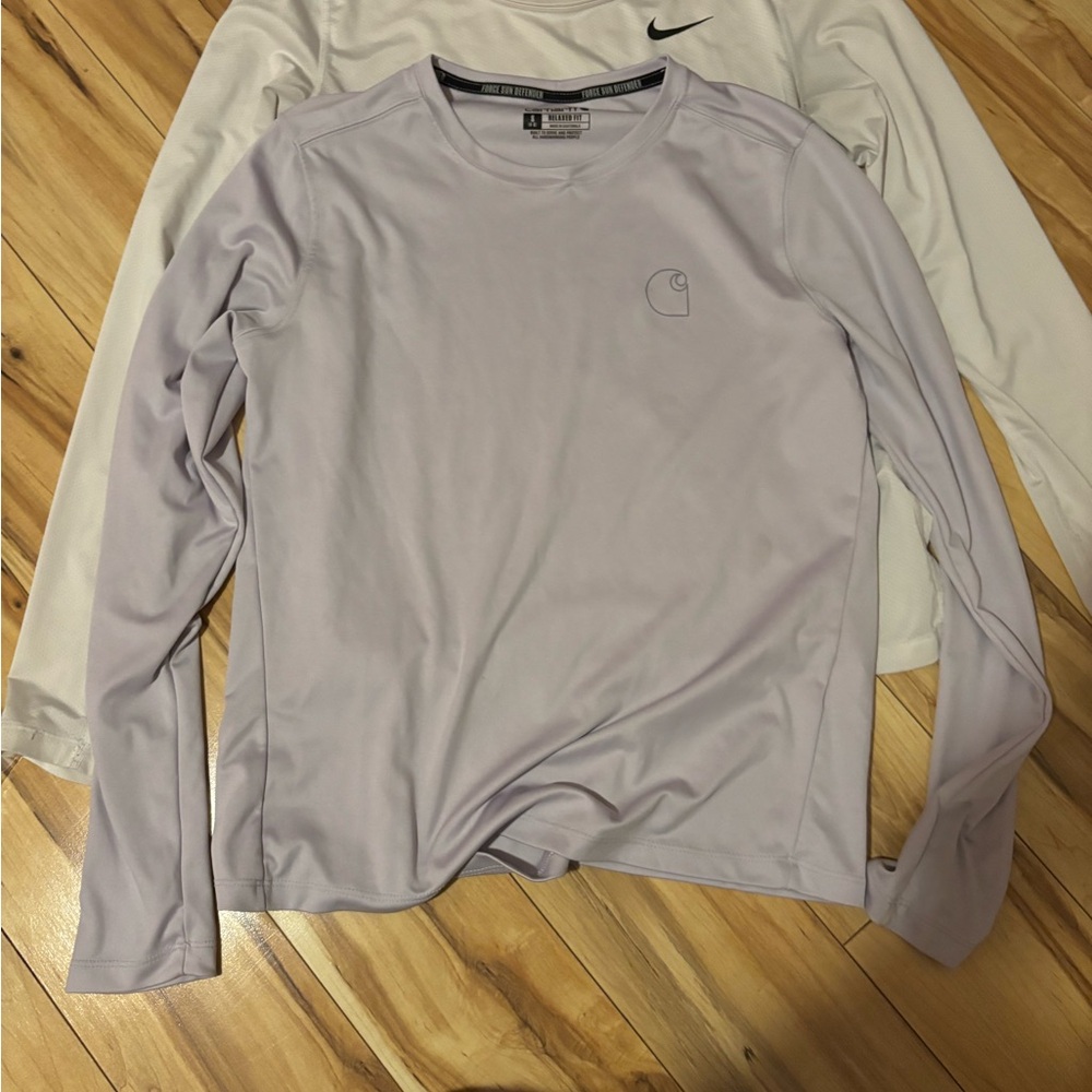 Carhartt Light Purple Long Sleeve Tee
